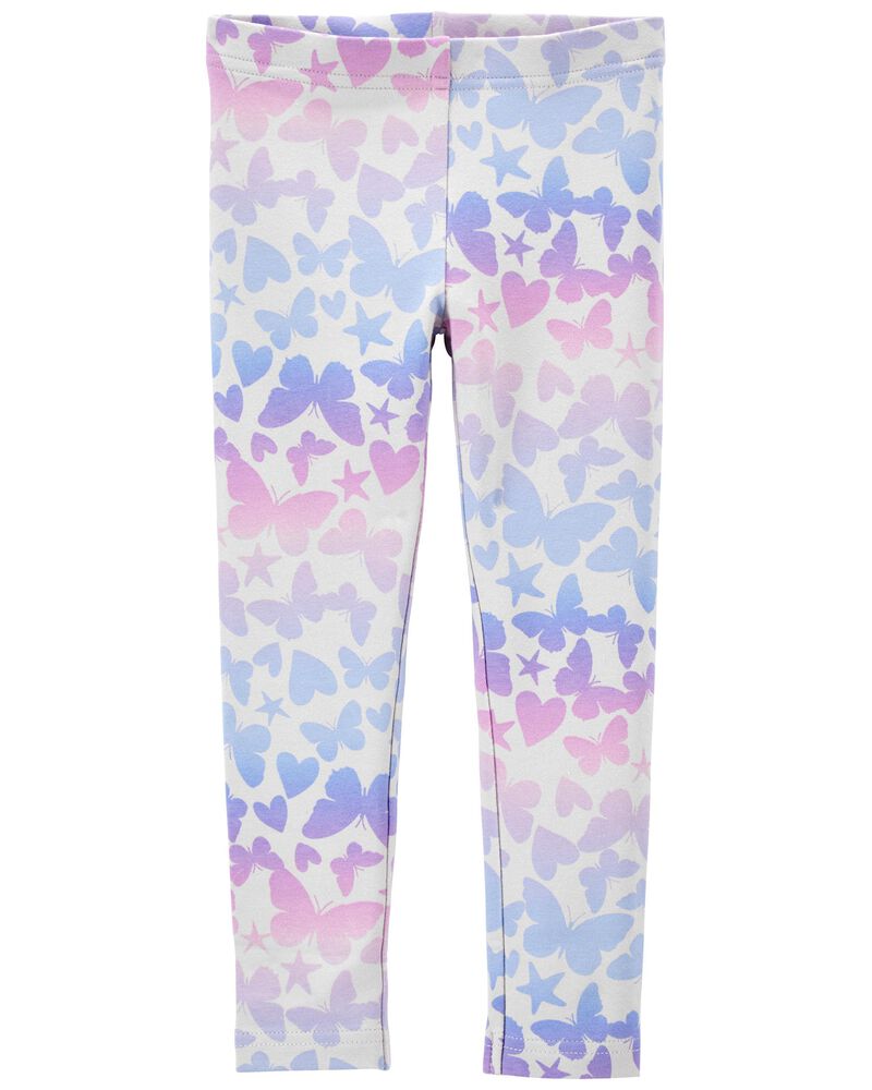 Carters Girls 2T-4 Butterfly Leggings Carters Girls 2T-4 Butterfly Leggings